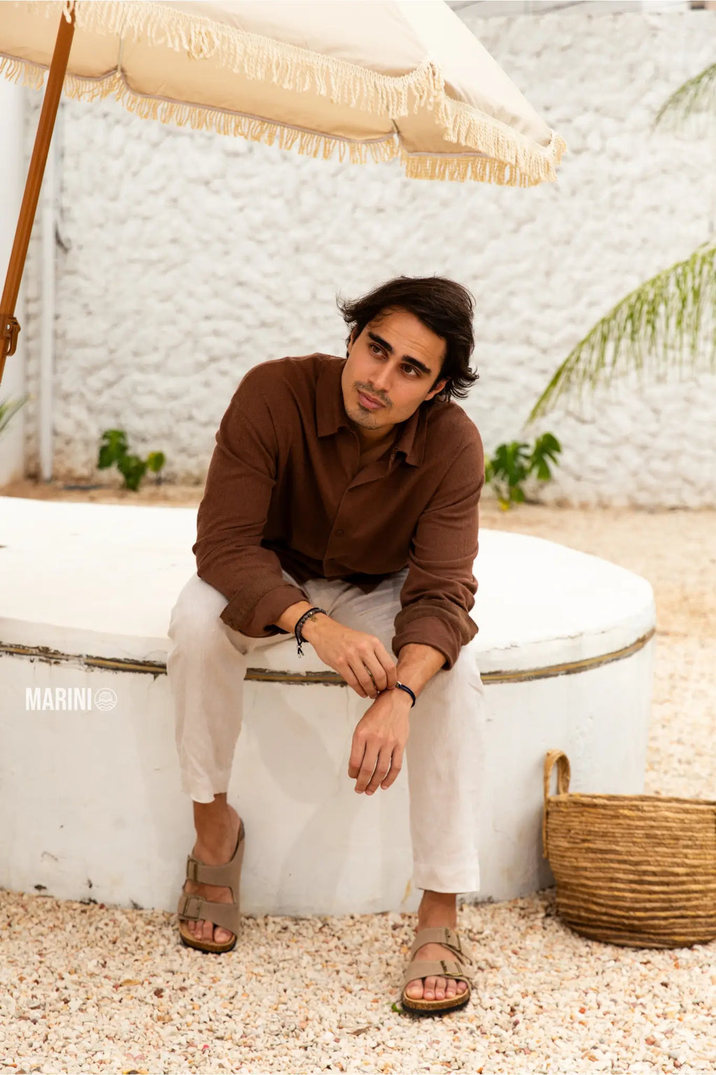 Maibulun Suede Sandal - Sand