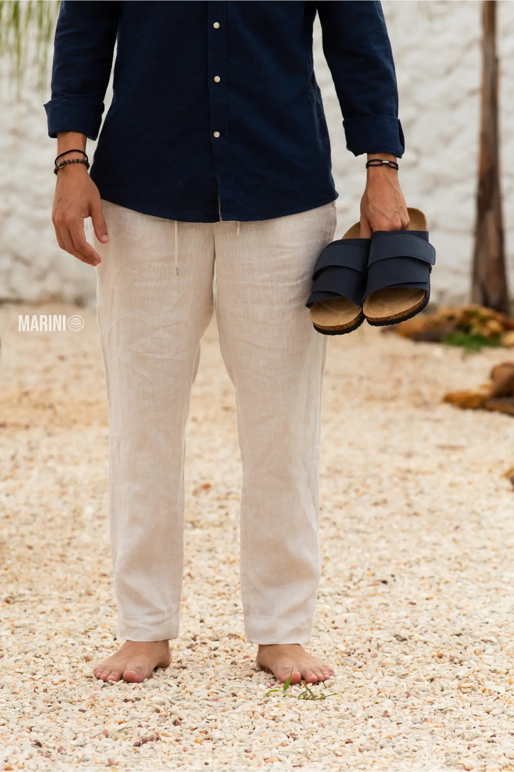 Salerno Sandal - Dark Blue