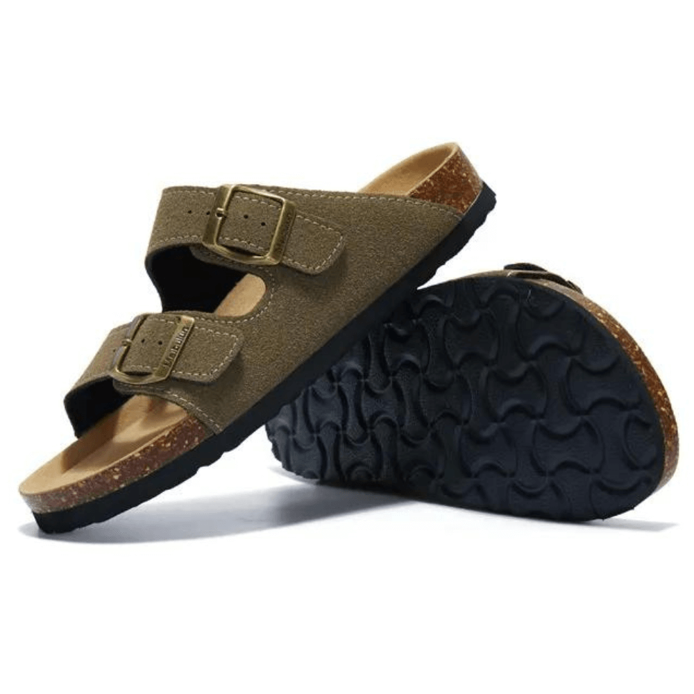 Maibulun Suede Sandal - Moss Green