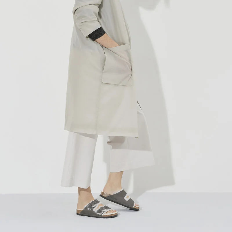 Fluffy Sandal - Gray