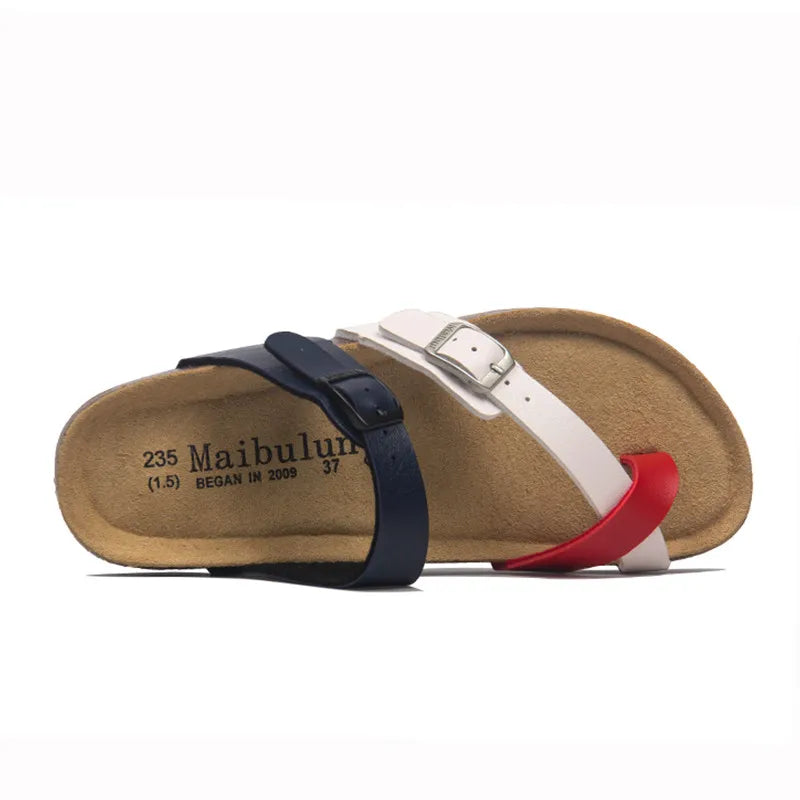 Milari Sandal - Blue, White, and Red