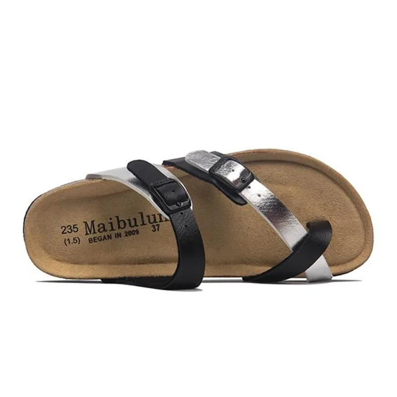 Milari Sandal - Black and Silver